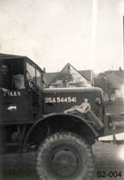 [Side View of Truck of the 995th Field Artillery Bn]