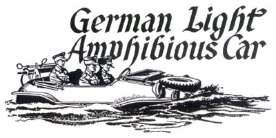 [German Light Amphibious Car, Schwimmwagen]