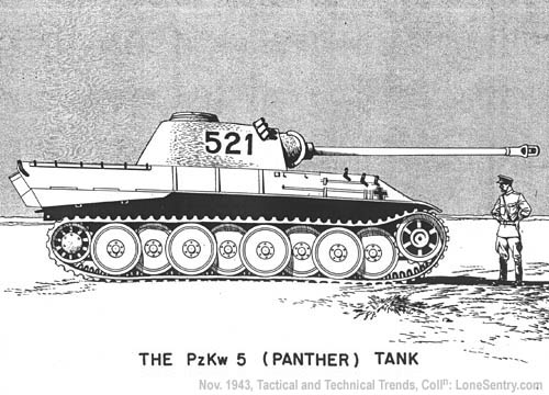 [German Panther Tank: the PzKw 5 Panther Tank]