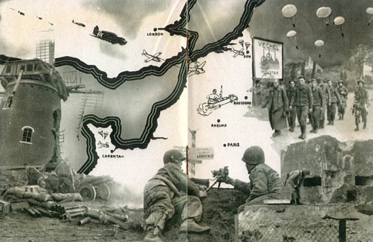 [101st Airborne Division: WWII Map]
