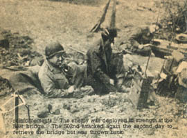 [101st Airborne Division: Foxhole and signal position]