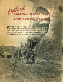 [101st Airborne Division: Holland, Second D-Day for Screaming Eagles]