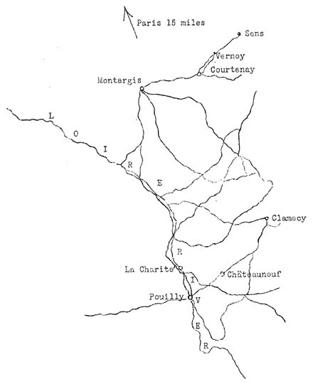 [Figure 4. Approach to La Charité]
