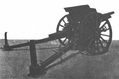 [Figure 220. Model 95 (1935) 75-mm gun.]