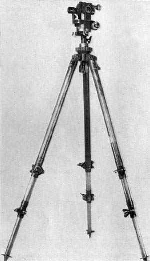 [Figure 303. This aiming circle has a 4 X magnification and a 10° field of view. Similar to the American aiming circle, it is used by artillery units for measuring angles in azimuth and site, and for general topographical work.]