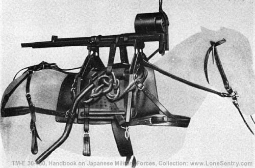 [Figure 332. Breech mechanism and tray for 75-mm infantry (mountain) gun.]