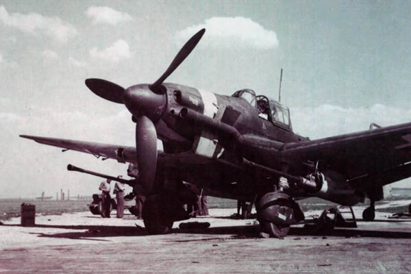 Ju 87G Stuka with 37 mm Flak 18 Guns