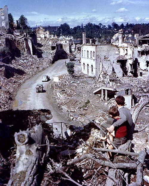 St. Lo, France in World War II